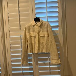 Zara Women's Beige Utility Jacket